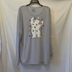 🔴 5 items for $25 Sale! Nite Nite Christmas Polar Bear Sleep Top XXL